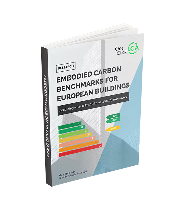 Embodied carbon benchmark for European buildings